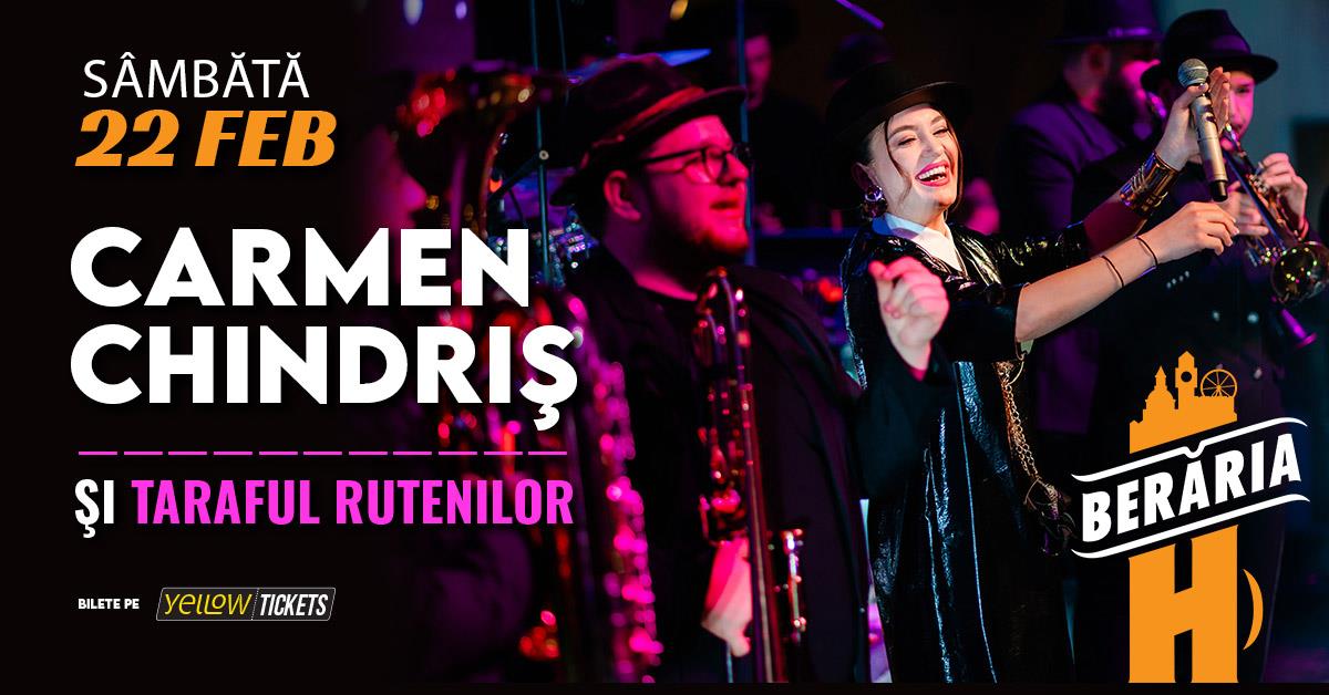 Taraful Rutenilor și Carmen Chindriș în concert București Berăria H