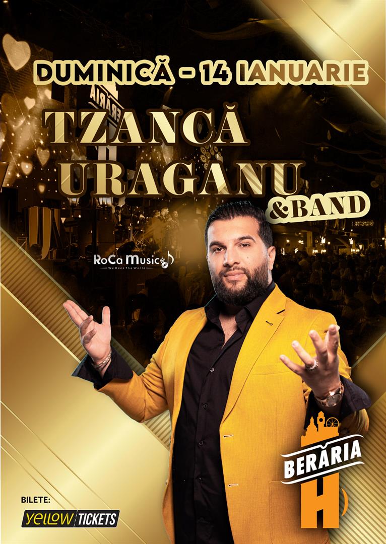 Tzancă Uraganu Band în concert București Berăria H