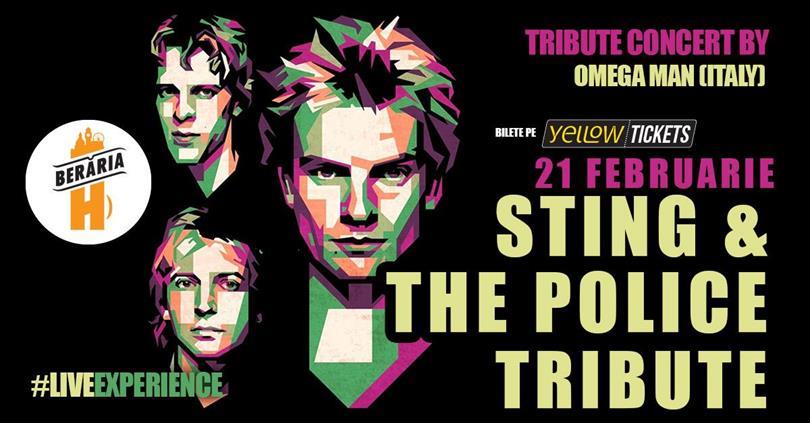 Concert Sting & The Police Tribute Concert by Omega (Italia) // Pink Floyd Tribute se va reprograma, miercuri, 21 februarie 2024 18:00, Beraria H