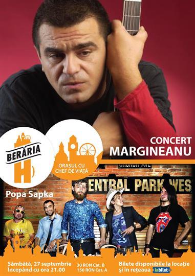 Concert Concert Mihai Margineanu si Popa Sapka, sâmbătă, 27 septembrie 2014 21:00, Beraria H