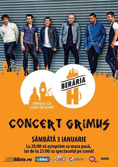 Concert Concert Grimus, sâmbătă, 03 ianuarie 2015 20:00, Beraria H