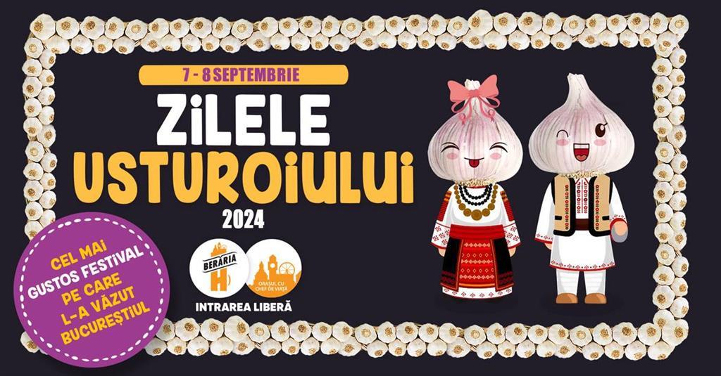 Concert Zilele Usturoiului 2024 | Ziua #2 (duminică, 8 septembrie), duminică, 08 septembrie 2024 10:00, Beraria H