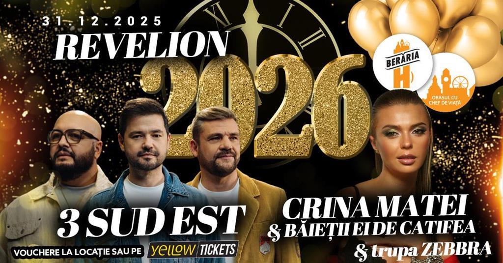 Concert NEW YEAR’S EVE 2026 with 3 Sud Est & more // Berăria H – Bucharest, Wednesday, 31 December 2025 20:00, Beraria H