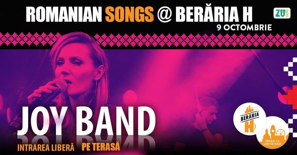 Concert Romanian Songs #live cu JOY Band I #ByTheLake, miercuri, 09 octombrie 2024 17:30, Beraria H