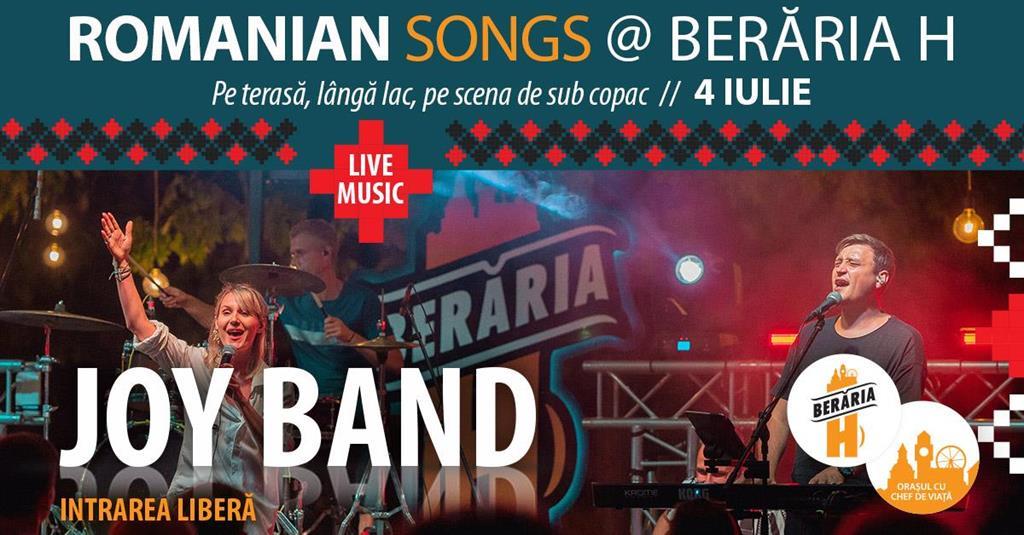 Concert Romanian Songs #live cu JOY Band I #ByTheLake, joi, 04 iulie 2024 17:00, Beraria H