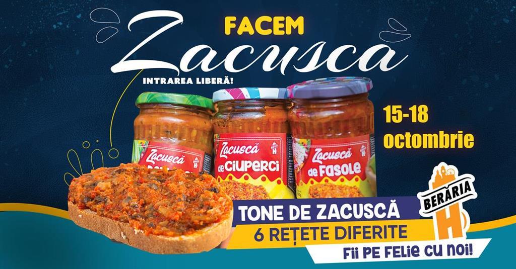 Concert Facem Zacuscă | Sâmbătă, 17 octombrie | Pe Terasă, Saturday, 17 October 2026 12:00, Berăria H