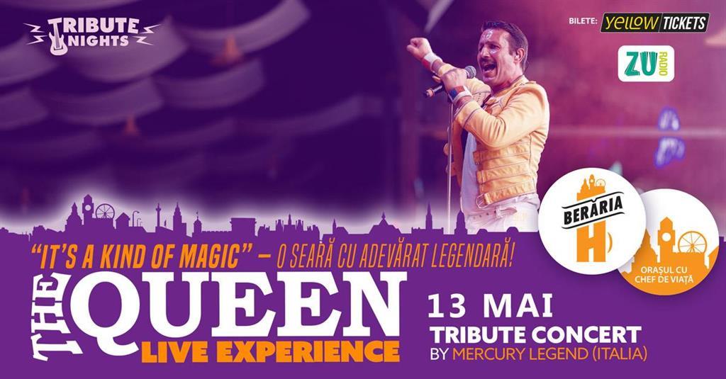 Concert QUEEN Live Experience - Tribute Concert by Mercury Legend, miercuri, 13 mai 2026 18:00, Beraria H