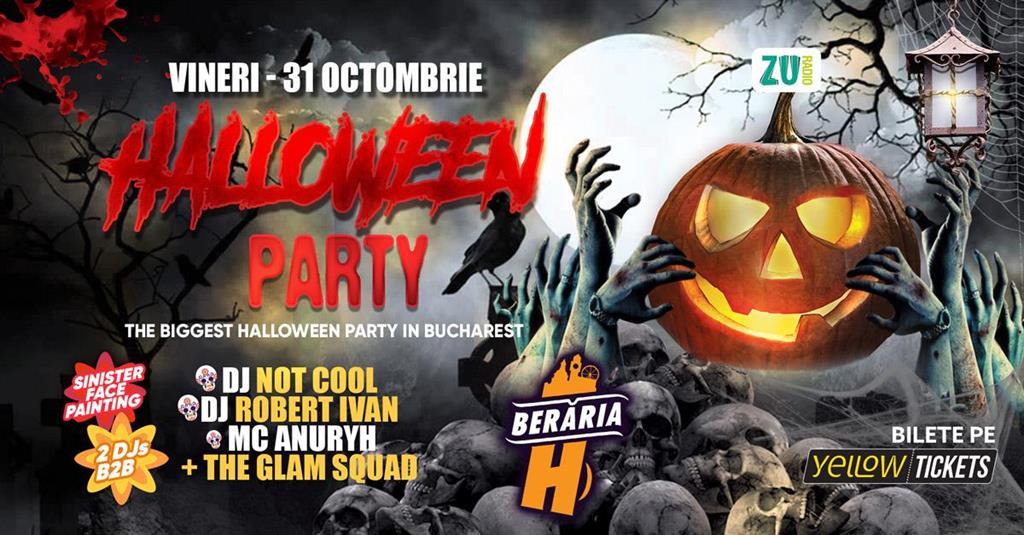 Concert Halloween Party @ Berăria H | Biggest #HalloweenParty in Bucharest 2025, Friday, 31 October 2025 21:15, Beraria H