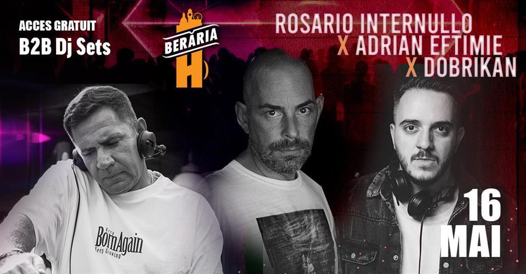 Concert Rosario Internullo X Adrian Eftimie X Dobrikan @Berăria H, joi, 16 mai 2024 18:00, Beraria H