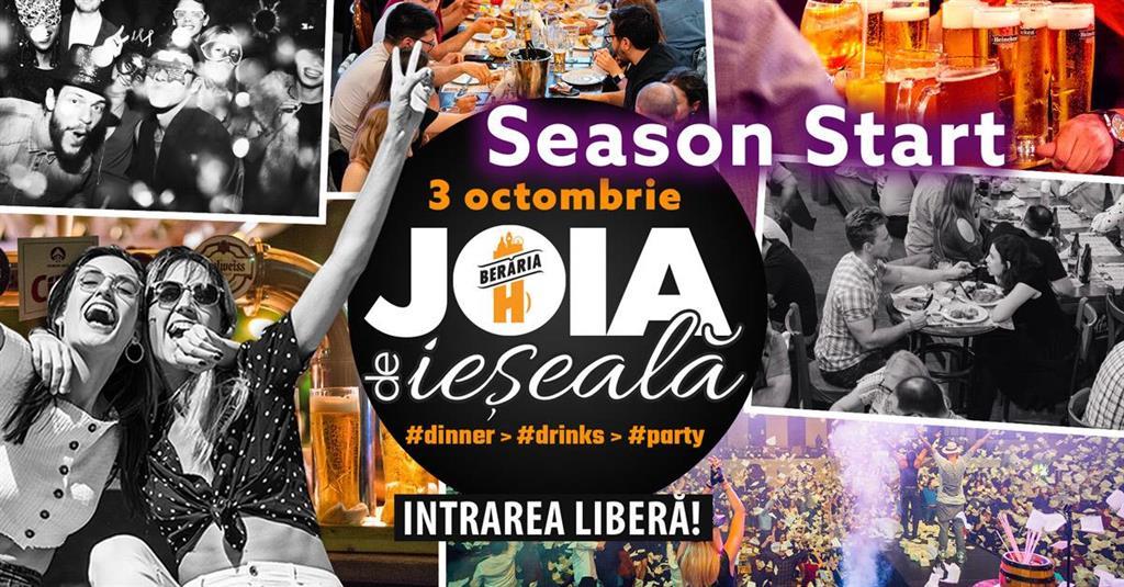 Concert Joia de ieșeală: Dinner > Drinks > Party I SEASON START, joi, 03 octombrie 2024 18:00, Beraria H