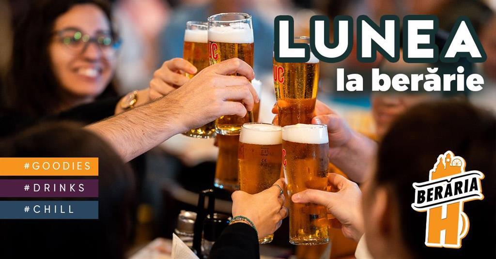 Concert Lunea la Berărie, luni, 16 martie 2026 12:00, Beraria H
