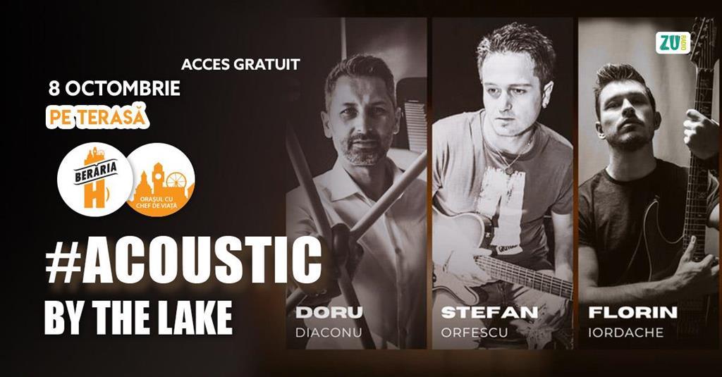 Concert Ștefan Orfescu, Florin Iordache & Doru Diaconu // Acoustic By The Lake, marți, 08 octombrie 2024 17:30, Beraria H