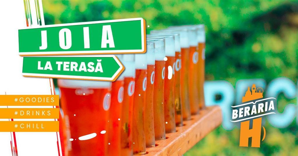 Concert Joia la terasă #ÎnParc, Thursday, 08 October 2026 12:00, Berăria H