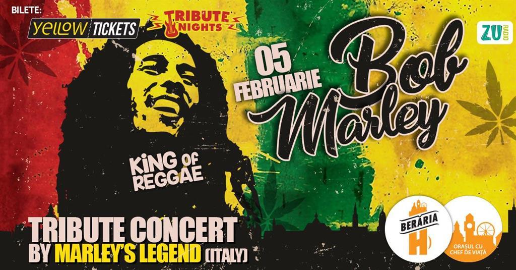 Concert Bob Marley Tribute Concert by Marley's Legend (Italy), miercuri, 05 februarie 2025 18:00, Beraria H