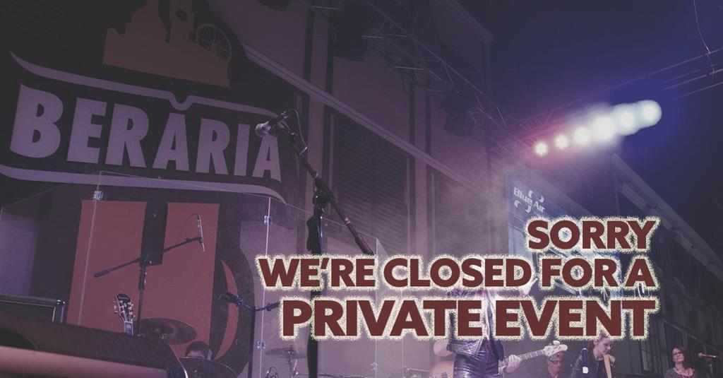 Concert Closed - Private Event, marți, 04 februarie 2025 10:00, Beraria H