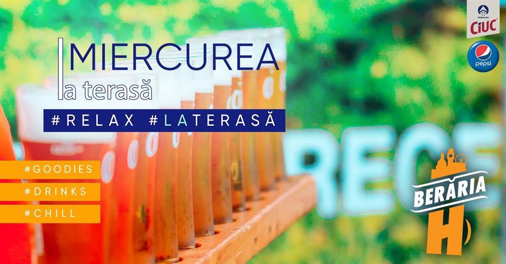 Concert Miercurea la Terasă #bythelake, miercuri, 25 septembrie 2024 12:00, Beraria H