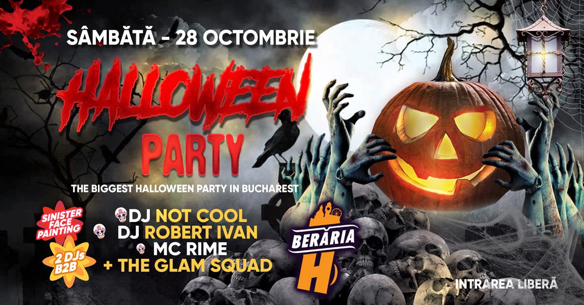 Halloween Party @ Berăria H | Biggest #HalloweenParty In Bucharest