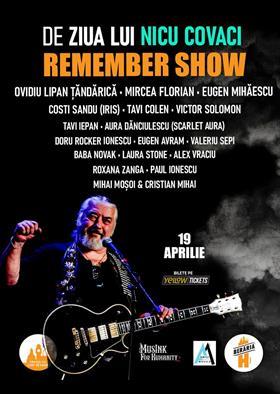 Concert De ziua lui Nicu Covaci – Remember Show – Ovidiu Lipan Țăndărică, Alin Dincă, Eugen Mihăescu & more, duminică, 19 aprilie 2026 18:00, Beraria H