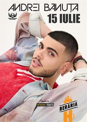 Concert Andrei Bănuță LIVE la Berăria H pe 15 iulie, Tuesday, 15 July 2025 19:00, Beraria H