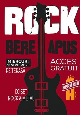 Concert #LaTerasă: Rock și Bere la apus 🎸🍺, miercuri, 30 septembrie 2026 17:00, Berăria H