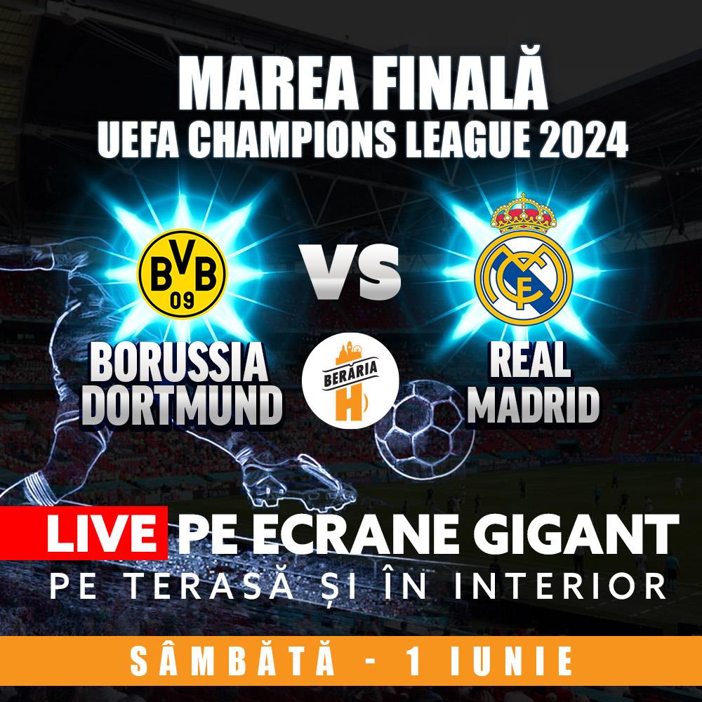 Finala Champions League 2024 - Borussia Dortmund Vs. Real Madrid I Pe ...