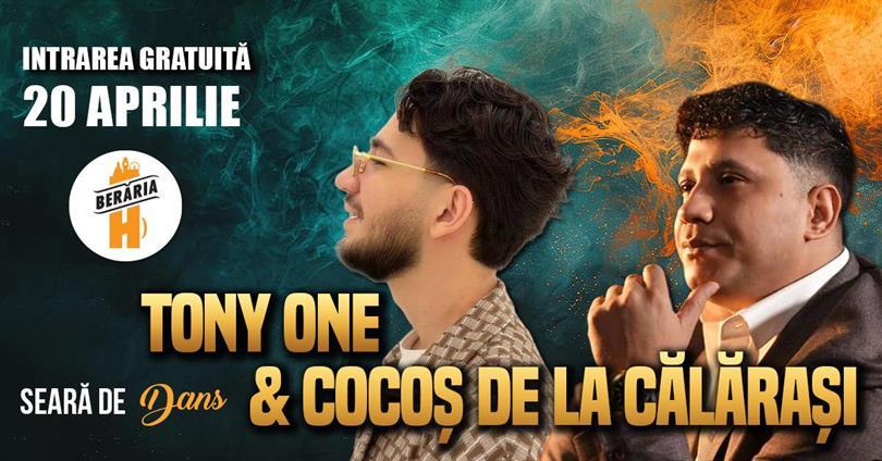 Concert Dance Night with Tony One and Cocoș de la Călărași, The Glam Squad & more, Monday, 20 April 2026 19:00, Beraria H
