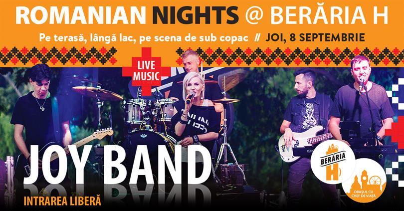 Concert Romanian Nights - #live #bythelake /w Joy Band, joi, 08 septembrie 2022 17:45, Beraria H