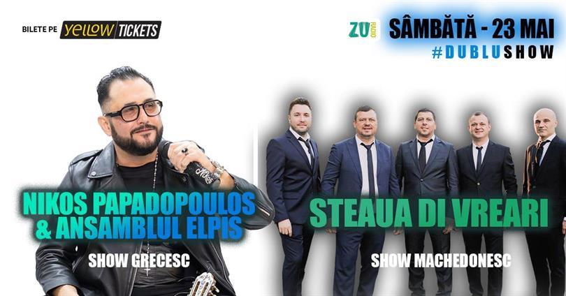 Concert Seară Grecească & Machedonească: Nikos Papadopoulos & Steaua Di Vreari, sâmbătă, 23 mai 2026 19:00, Beraria H