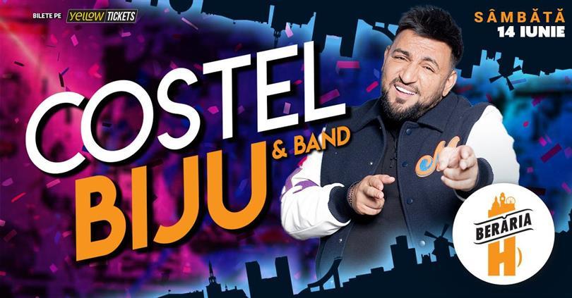 Concert Costel Biju & Orkestra în concert la Berăria H // 14 iunie, sâmbătă, 14 iunie 2025 20:00, Beraria H
