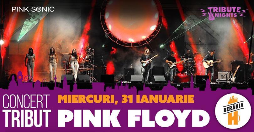 Concert Pink Floyd [Concert] / All the hits LIVE w/ Pink Sonic (IT), miercuri, 31 ianuarie 2018 20:00, Beraria H