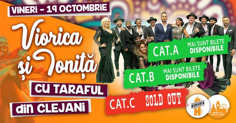 Concert Viorica and Ioniță with The Clejani Taraf in concert at Berăria H, Friday, 19 October 2018 20:30, Beraria H