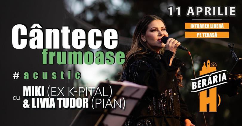 Concert Lovely Songs with Miki (ex K-Pital) & Livia Tudor (piano) #ByTheLake, Thursday, 11 April 2024 12:00, Beraria H