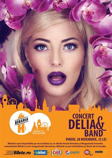 Concert Delia & Band Concert, Friday, 28 November 2014 20:00, Beraria H
