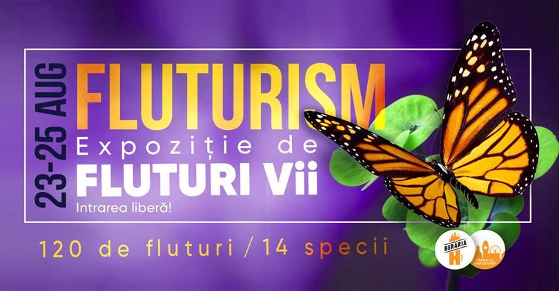 Concert FLUTURISM // Butterfly Exhibit // Berăria H, Friday, 23 August 2019 12:00, Beraria H
