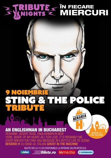 Concert Sting & The Police Tribute Concert, miercuri, 09 noiembrie 2016 20:30, Beraria H