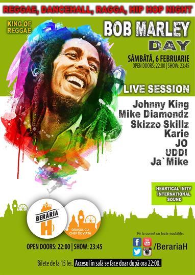 Concert Bob Marley Day - King of Reggae, sâmbătă, 06 februarie 2016 22:00, Beraria H