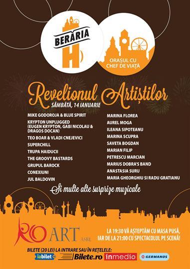 Concert The Artists New Year's Eve - 2017, Saturday, 14 January 2017 19:30, Beraria H