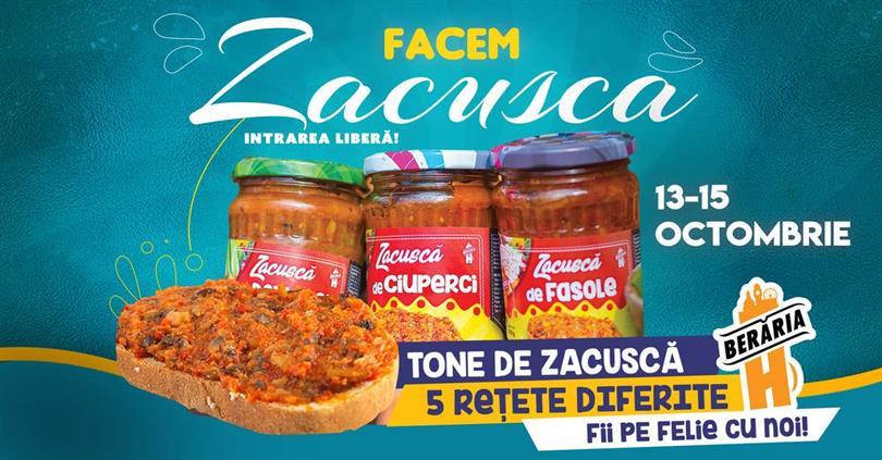 Concert Facem Zacuscă #2 I Ediția a V-a | Ziua #1 (vineri, 13 octombrie), vineri, 13 octombrie 2023 14:00, Beraria H