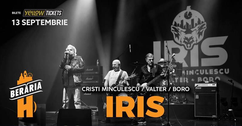 Concert IRIS Cristi Minculescu, Valter and Boro | București | Berăria H, Wednesday, 13 September 2023 18:00, Beraria H