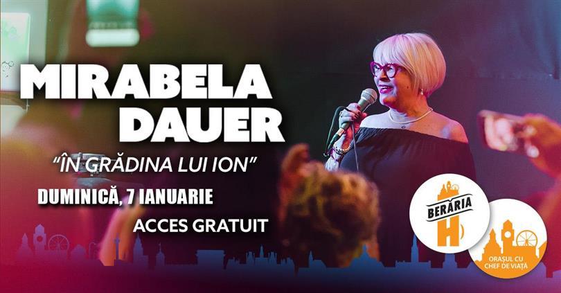 Concert Mirabela Dauer cântă la Berăria H pe 7 ianuarie, duminică, 07 ianuarie 2024 17:30, Beraria H