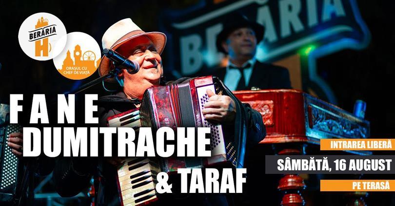 Concert Fane Dumitrache & taraf  #PeTerasă, sâmbătă, 16 august 2025 17:00, Beraria H