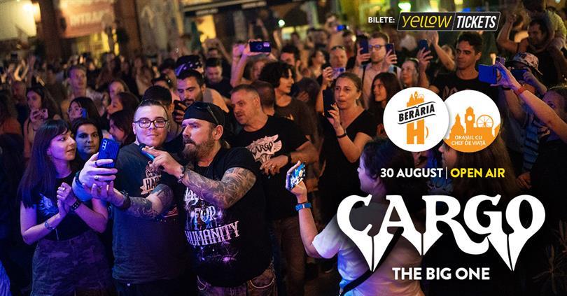 Concert Concert CARGO | Open Air, marți, 30 august 2022 18:00, Beraria H