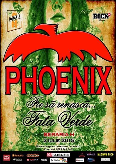 Concert Live Concert by Phoenix - May it be reborn, Thursday, 02 July 2015 20:00, Beraria H