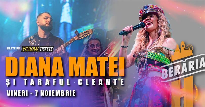 Concert Diana Matei & Taraful Cleante – Live @ Berăria H, vineri, 07 noiembrie 2025 19:00, Beraria H