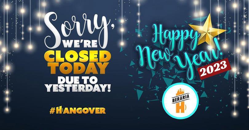 Concert Closed - NYE Hangover, duminică, 01 ianuarie 2023 10:00, Beraria H