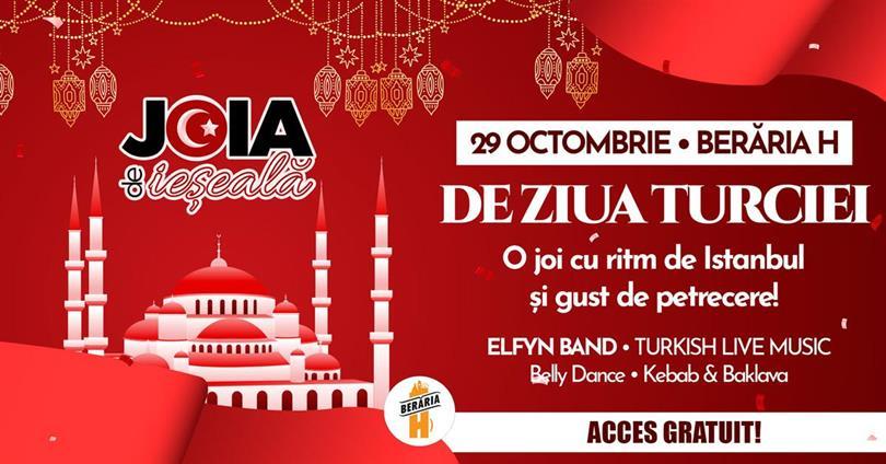 Concert Joia de ieșeală specială | de Ziua Turciei | 29 octombrie, joi, 29 octombrie 2026 18:00, Berăria H