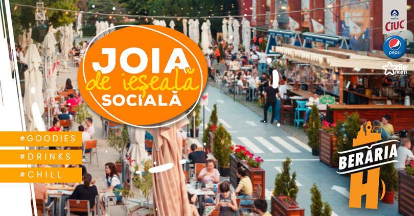 Concert Joia de ieșeală socială #PeTerasă, joi, 29 iulie 2021 12:00, Beraria H