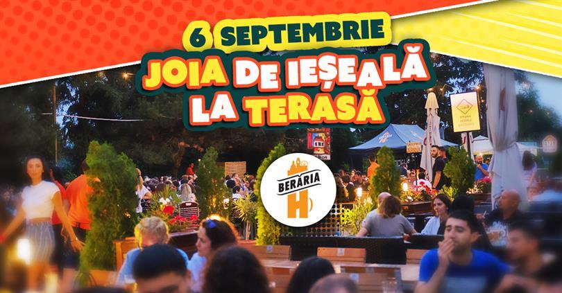 Concert Joia de ieșeală la terasă #WeekendPreview, joi, 06 septembrie 2018 18:00, Beraria H