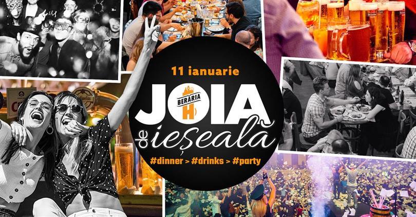 Concert Joia de ieșeală: Dinner > Drinks > Party, joi, 11 ianuarie 2024 16:30, Beraria H