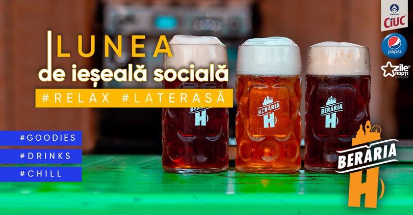 Concert Marțea de ieșeală socială #PeTerasă, Monday, 03 May 2021 12:00, Beraria H